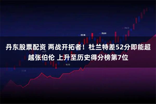 丹东股票配资 两战开拓者！杜兰特差52分即能超越张伯伦 上升至历史得分榜第7位