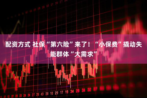 配资方式 社保“第六险”来了！“小保费”撬动失能群体“大需求”