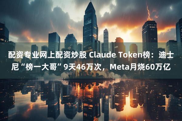 配资专业网上配资炒股 Claude Token榜：迪士尼“榜一大哥”9天46万次，Meta月烧60万亿
